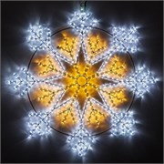 Фигура ARD-SNOWFLAKE-M12-900x900-576LED White/Warm (230V, 36W) (Ardecoled, IP65) 034262