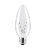 Свеча GE   60C1/CL/E14  230V (Венгрия) -  прозрачная лампа 84772