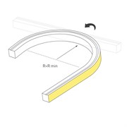 Грейзер THOR-TOP-B70-10x10mm 24V Warm1900 (15 W/m, IP67, 5m, wire x2) (Arlight, Вывод вниз, 3 года) 045316