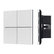 INTELLIGENT ARLIGHT Кнопочная панель KNX-304-23-IN White (BUS, Frameless) (IARL, IP20 Металл, 2 года) 038365