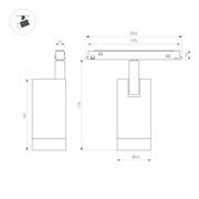 Светильник MAG-FLEX-SPOT-R45-12W Day4000 (BK, 24 deg, 48V) (Arlight, IP20 Металл, 5 лет) 047201
