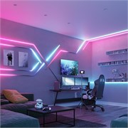 Лента герметичная SPI MOONLIGHT-BLACK-TOP-G180-D25mm 12V RGB-PX2 (21.6 W/m, IP65, 5m, wire x1) (Arlight, Вывод прямой, 3 года) 044932