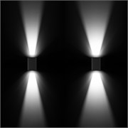 Светильник LGD-WALL-VARIO-S104x129-2x6W Day4000 (BK, 1-80 deg) (Arlight, IP54 Металл, 3 года) 046428