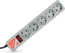 Сетевой фильтр Power Cube SPG-B-15 GREY 5 розеток, 5 метров М07456