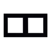 Рамка стеклянная FRM-GLARE-GS-2-BK (Arlight, -) 043797