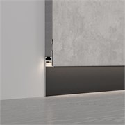 Профиль PLINTUS-FANTOM-H35-2000 BLACK (Arlight, Алюминий) 043665