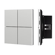 INTELLIGENT ARLIGHT Кнопочная панель KNX-304-23-IN Silver (BUS, Frameless) (IARL, IP20 Металл, 2 года) 039662