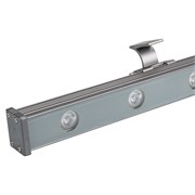 Светодиодный прожектор AR-LINE-1000XS-12W-24V RGB (Grey, 30 deg, DMX512) (Arlight, Закрытый) 024329