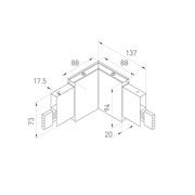 Светильник ALT-LINEAIR-FLAT-DIM-L90-2094-3W Warm3000 (BK, 100 deg) (Arlight, IP20 Металл, 3 года) 031531