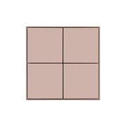 INTELLIGENT ARLIGHT Кнопочная панель KNX-304-23-IN Champagne (BUS, Frame) (IARL, IP20 Металл, 2 года) 039669