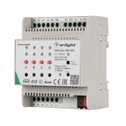 INTELLIGENT ARLIGHT Диммер KNX-204-DIM-DIN (12-48V, 8x0.35/4x0.7/2x1A) (IARL, IP20 Пластик, 2 года) 025660-1
