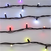 Светодиодная гирлянда ARD-STRING-PRO-10000-BLACK-95LED-MILK-LIVE RGBW-DMX (24V, 10W) (Ardecoled, IP65) 031755