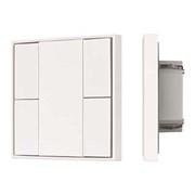 INTELLIGENT ARLIGHT Кнопочная панель KNX-301-22-4-SH-IN White (BUS, Frame) (IARL, IP20 Пластик, 3 года) 037722