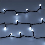 Светодиодная гирлянда ARD-BALL-CLASSIC-D13-10000-BLACK-100LED WHITE (230V, 7W) (Ardecoled, IP65) 025571