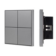 INTELLIGENT ARLIGHT Кнопочная панель KNX-304-23-IN Grey (BUS, Frame) (IARL, IP20 Металл, 2 года) 038402