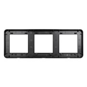 Рамка пластиковая FRM-VERSA-PL-3-BK (Arlight, -) 043784