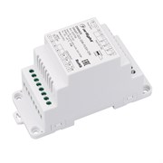 Диммер SMART-D23-DIM-PUSH-DIN (12-36V, 4x5A, 0/1-10V) (Arlight, IP20 Пластик, 5 лет) 033758