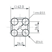 Модуль герметичный ARL-BEST2835-4-2W-12V Cool 160deg (Arlight, Закрытый) 025729