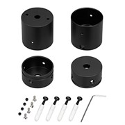 Крепление MOONLIGHT-VT-CEILING-DL-D40-BLACK (Arlight, Алюминий) 047343