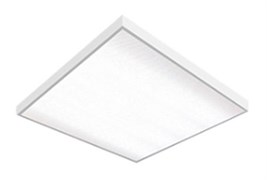 Светодиодный светильник "ВАРТОН" офисный встраиваемый/накладной 595*595*50мм 27 ВТ 4000К диммируемый 1-10 V-01-032-054-2700K-1