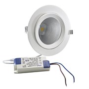 Светильник DELIUS EVO 40/840 38гр., RAL1013 мат  - встраиваемый выдвижной светодиодный   DL-ET-D02240RAL1013-38