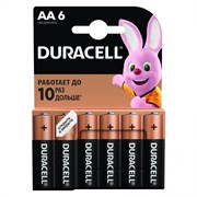 Батарейки Duracell Basic LR06 АА пальчиковые 6BL (блистер 6шт) 5000394152458