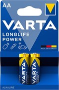 Батарейки VARTA LONGLIFE POWER LR06/AA BL2 (блистер 2шт) 4008496559398