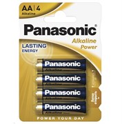 Батарейки Panasonic Alkaline Power LR6APB/4BP LR6 АА BL4 (блистер 4 шт) 08737Б