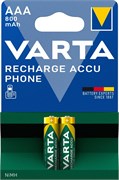 Аккумулятор VARTA POWER PHONE LR03/ААА 800мАч BL2 (блистер 2шт) 4008496330867
