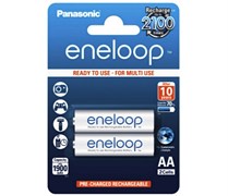 Аккумулятор Panasonic eneloop LR06 АА BK-3MCCE/2BE 1900mAh BL2 (блистер 2шт) 12263Б