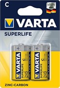 Батарейки VARTA SUPERLIFE 2014 R14 С BL2 (блистер 2шт) 4008496556304