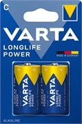 Батарейки VARTA LONGLIFE POWER C LR14 BL2 (блистер 2шт) 4008496559312