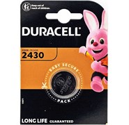 Батарейки DURACELL CR2430 BL1 (блистер 1шт) 5000394030398