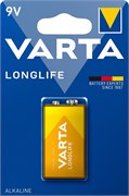 Батарейки Крона VARTA LONGLIFE 9V BL1 (блистер 1шт) 4008496847273