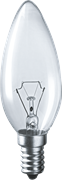 Лампа Navigator 94 303 NI-B-40-230-E14/CL (КНР)  (свеча) 94303 NI-B