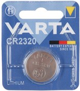 Батарейки литиевые VARTA ELECTRONICS CR2320 6320 BL1 (блистер 1шт) 4008496270835