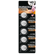 Батарейки DURACELL CR2016 BL5 отрывной (блистер 5шт) 5000394132108