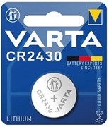 Батарейки литиевые VARTA ELECTRONICS CR2430 6430 BL1 (блистер 1шт) 4008496276929
