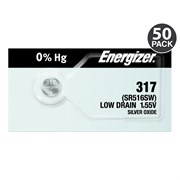 Батарейки серебряно-цинковые ENERGIZER Silver Oxide SR317 BL1 - (блистер 1шт) 7638900055405