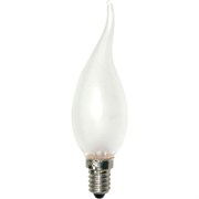 Свеча DECOR С35 FLAME FR 40W E14  (230V) FOTON_LIGHTING  (S110) -  лампа   на ветру матовая 606006