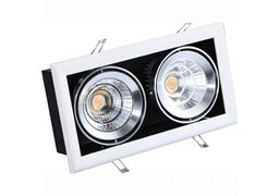 Светильник FL-LED Grille-111-2  60W  3000K 360*195*170мм 60Вт 4800Лм (  карданный светодиодный белый) 606709