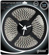 Лента LED 2835/120-SMD 9.6W  12V DC холодный белый (блистер 5м) 312000310