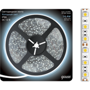 Лента LED 5050/60-SMD 14.4W  12V DC холодный белый (блистер 5м) 1/50 312000314