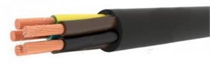 Провод  ПВС 5х2.5 черный ТРТС 7340096