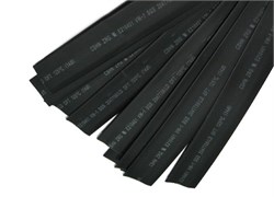 Трубка  термоусаживаемая ТТУ 25/12.5  чёрная (1м) UDRS-D25-1-K02