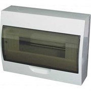 Щит распределительный навесной  ЩРн-П-12 IP40  пластиковый  белый  прозрачная дверь 90912112