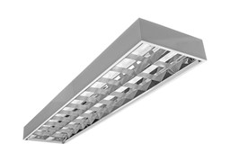 CSVT ЛПO 2хLED T8 1230х300х80 IP20 белый с зеркальным растром G13 без лампы 4610009410210