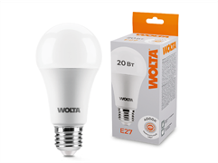Светодиодная лампа WOLTA 25S65BL20 E27 Груша A65 20Вт 1650лм 4000К Е27 1/50 25S65BL20E27