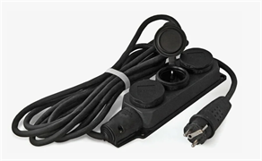 Удлинитель ТМ Союз 3 гн. 4000 Вт з/к КГ IP-44 10м  481S-4601