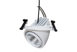 КОРПУС 36гр. D=160мм Белый  (встраиваемый поворотный круглый) DL-LED TITAN -   2000000288789